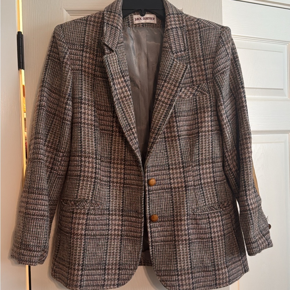 Vintage Plaid Blazer